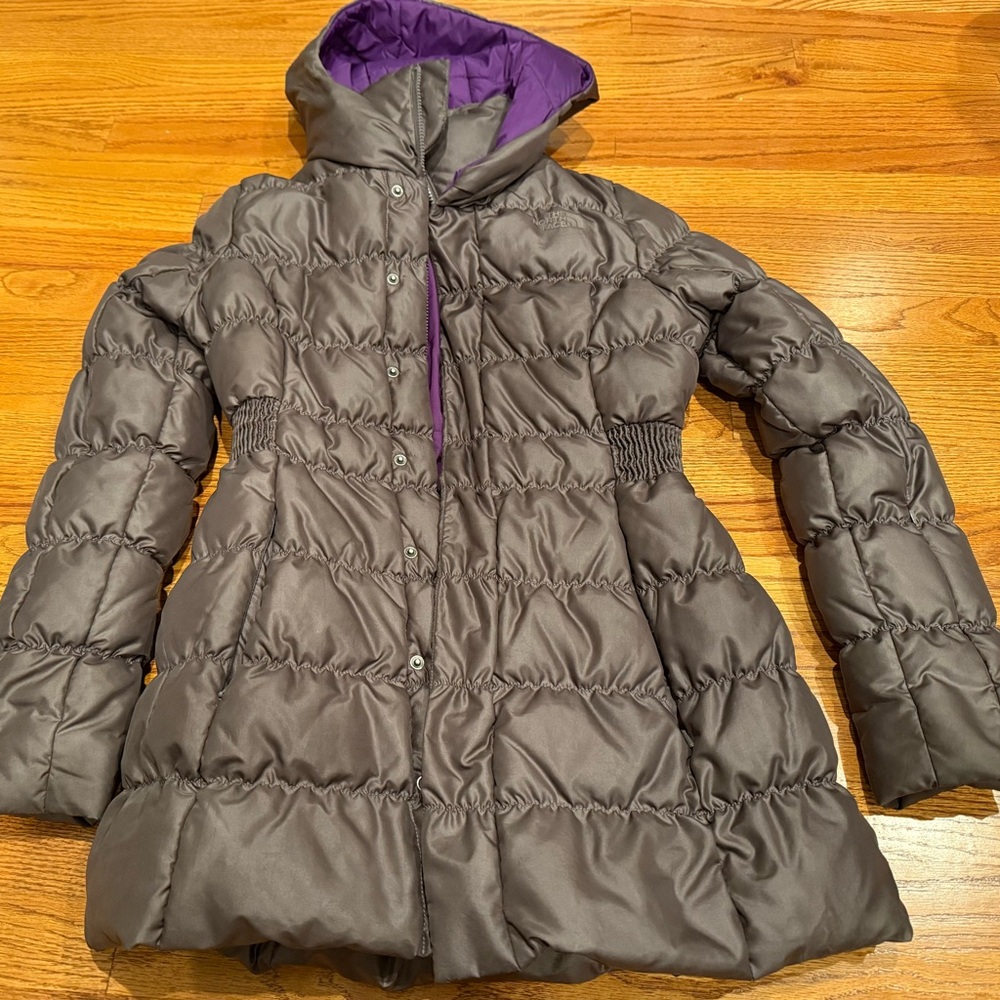 The North Face Women’s Down Parka- Gray, Size Small